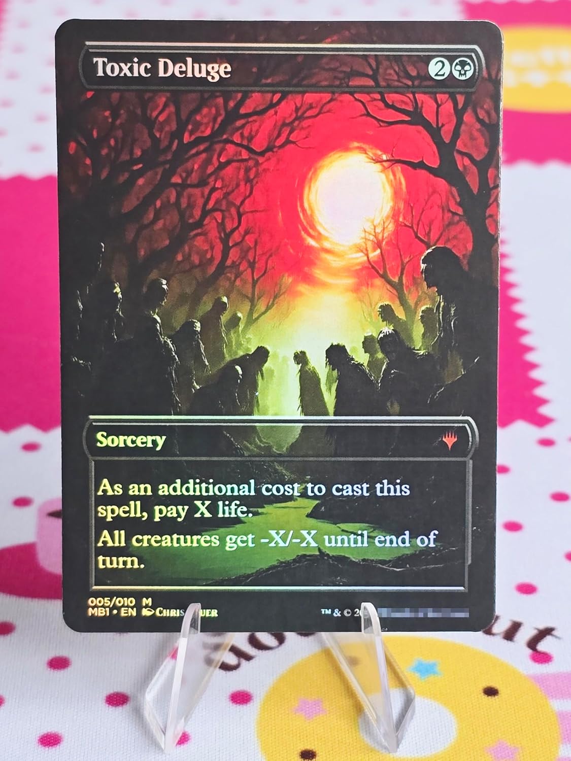 Toxic Deluge CB01 – Fantasy Art Card – Foil