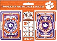 Vista 14 de Masterpieces Game Day - NCAA Texas A&M Aggies - Paquete de 2 cartas de juego y dados - Juego con licencia oficial para adultos y familia