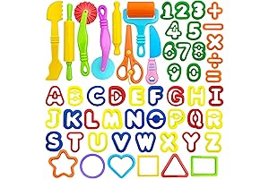 Play-Doh Letters and Numbers Playdough tools Set