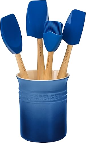 Miniatura 8 de Le Creuset Silicone Craft Series - Juego de utensilios con vajilla de gres, 5 piezas, blanco