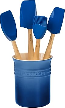 Le Creuset Stoneware & Silicone 5pc. Utensil Crock Set, Marseille