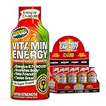 Vitamin Energy Immune+ Extra Strength Energy Shot Fruit Punch 8 Pack, 260mg Natural Caffeine, B-Vitamins, Citicoline, Green Tea, Immunity & Focus Support, Zero Sugar, Gluten-Free 1.93 fl oz