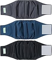 Vista 8 de wegreeco Pañales lavables para perros machos, paquete de 3 (ballena, talla L)