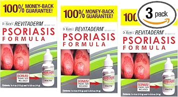 Dr. Blaines RevitaDERM Psoriasis Treatment 4 oz Pack of 3