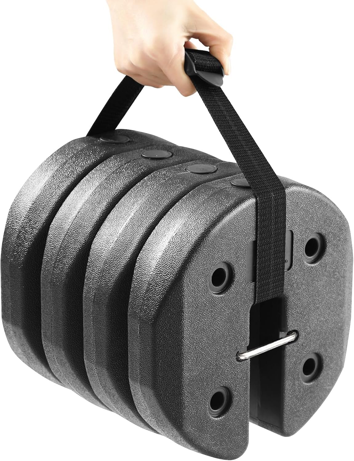 ABCCANOPY Easy Canopy Weights with Lock Design for Wind Resistance, No Sliding, Stably Secure Tents, Canopies, and Umbrellas at Outdoor Events, 4Pack (40LB)