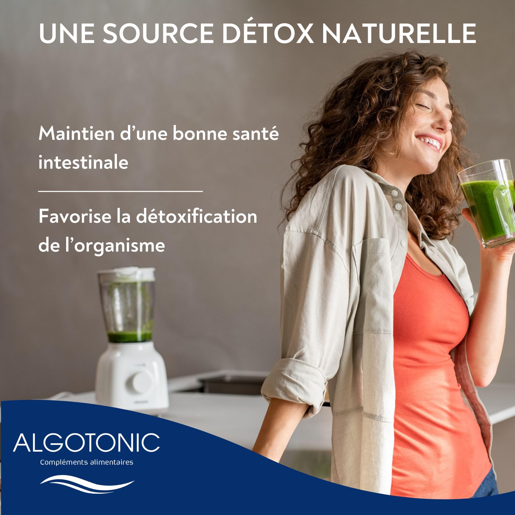 Chlorella Bio - 2500 mg par jour - 500 comprimés - Cure de 100 jours - Poudre de Chlorella vulgaris 100% PURE - Maintien d’une bonne santé intestinale - Detox - Intestin