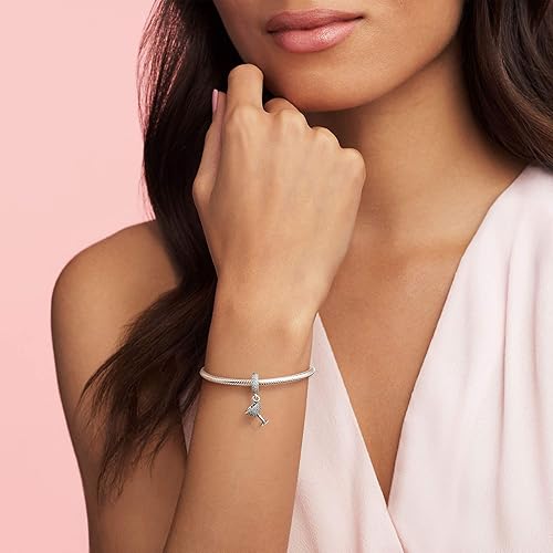 Miniatura 2 de Pandora Joyería de cristal de cóctel colgante de circonita cúbica en plata de ley Metal Circonita cúbica