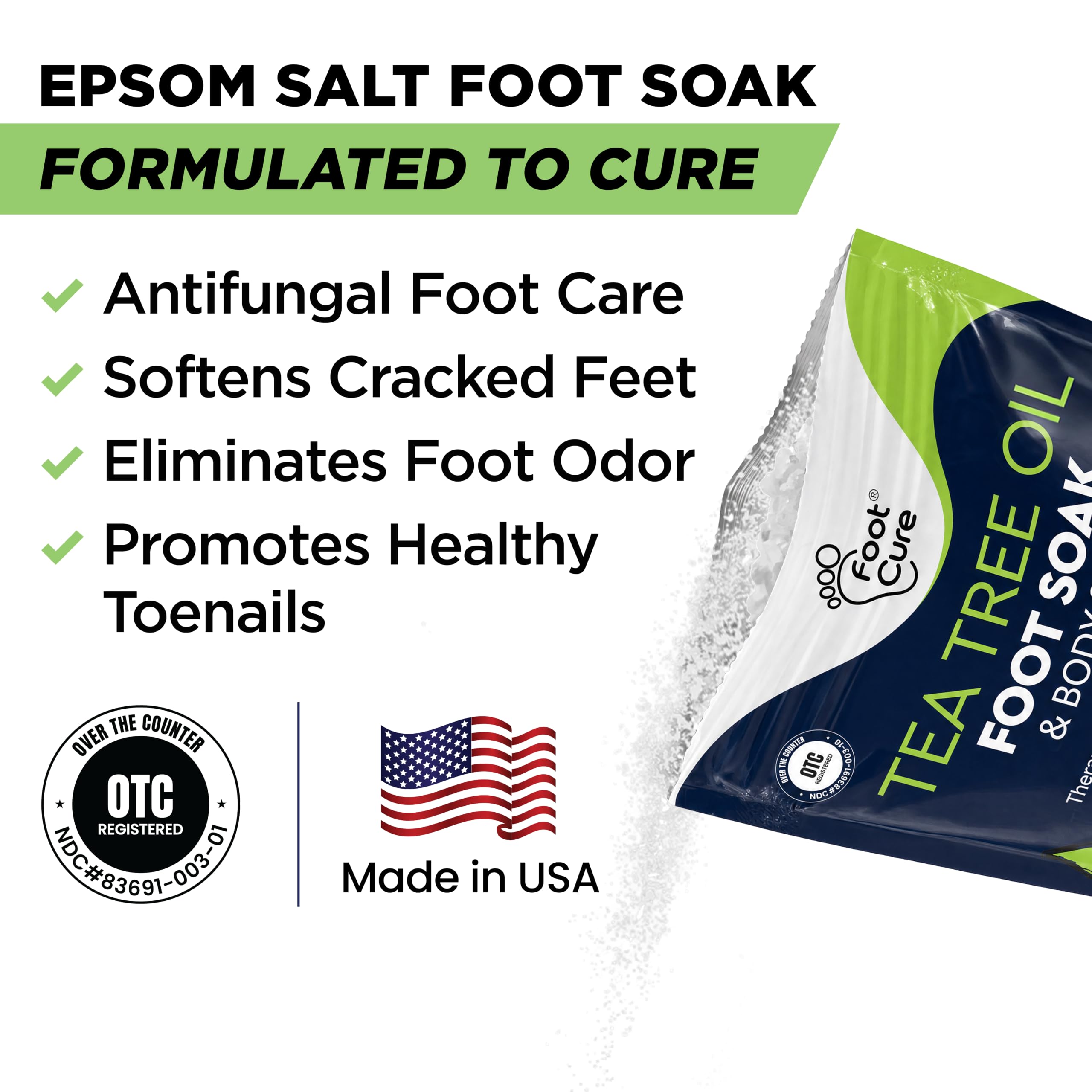 Juego de pedicura removedor de callos de pies – Epsom Salt Foot Soak & Gel removedor de callos, crema antimicótica y exfoliante de pies para piel muerta, herramientas de pedicura para pies en casa