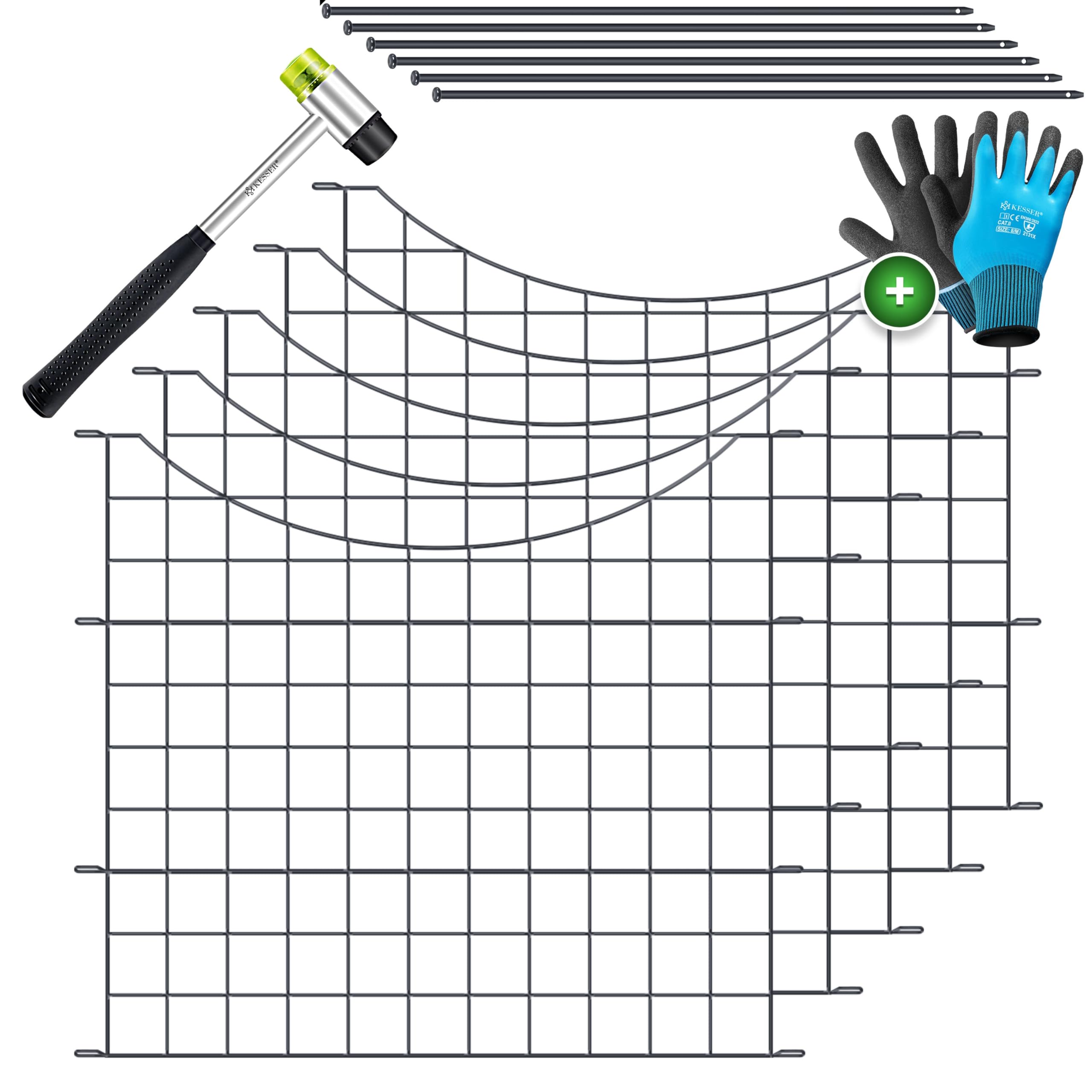 Recinzione Per Laghetto KESSER - Set Completo Metallico Con Paletti E Martello, Espandibile - Foto 13