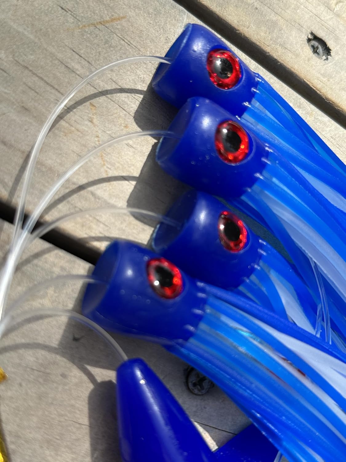 Lobo Lures #245 6" Tuna Tangler Soft Head Daisy Chain Mahi-Mahi, Sailfish, Tuna Trolling Lure
