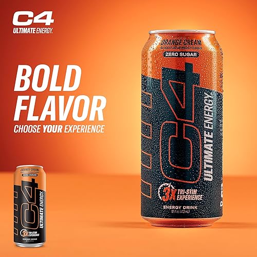 Miniatura 4 de Cellucor C4 Ultimate - Bebida energética sin azúcar preentrenamiento  Experiencia Tri-Stim con 300 mg de cafeína + TeaCrine + Dinamina  Crema de