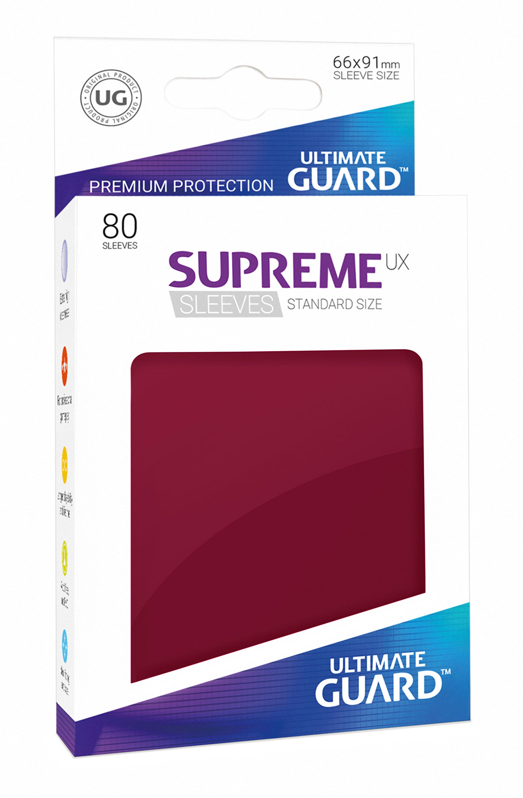 supreme card sleeves Amazon.com: Ultimate Guard Supreme UX Card Sleeves (80 Piece), Burgundy, Standard Size : Toys & Games