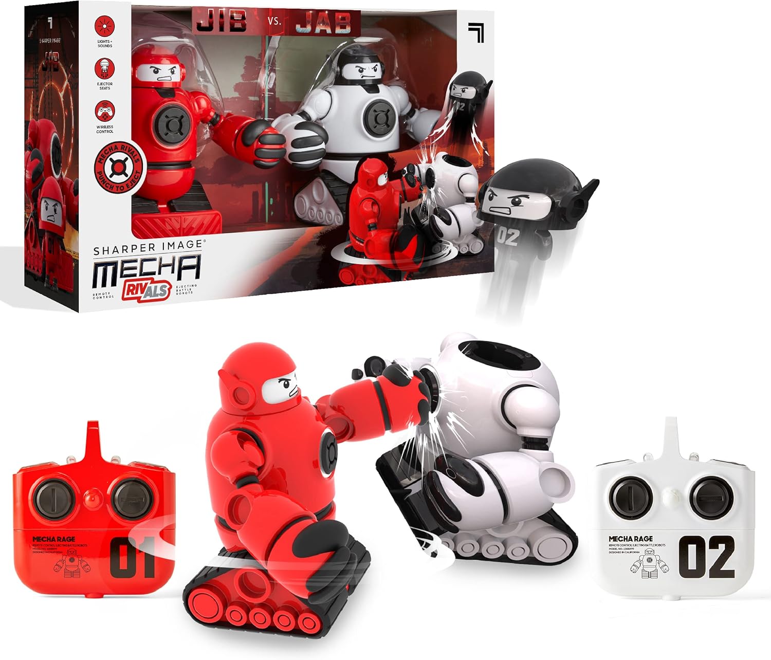 Sharper Image® Mecha Rivals Remote Control Battle Robots, TwoPlayer Wireless