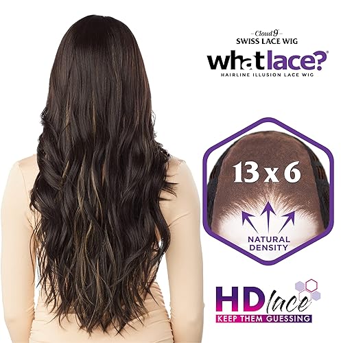 Miniatura 4 de Sensationnel What Lace - Pelucas de encaje de 13 x 6 pulgadas  Nube 9 pelo sintético atado a mano línea capilar natural predepilada ilusión encaje