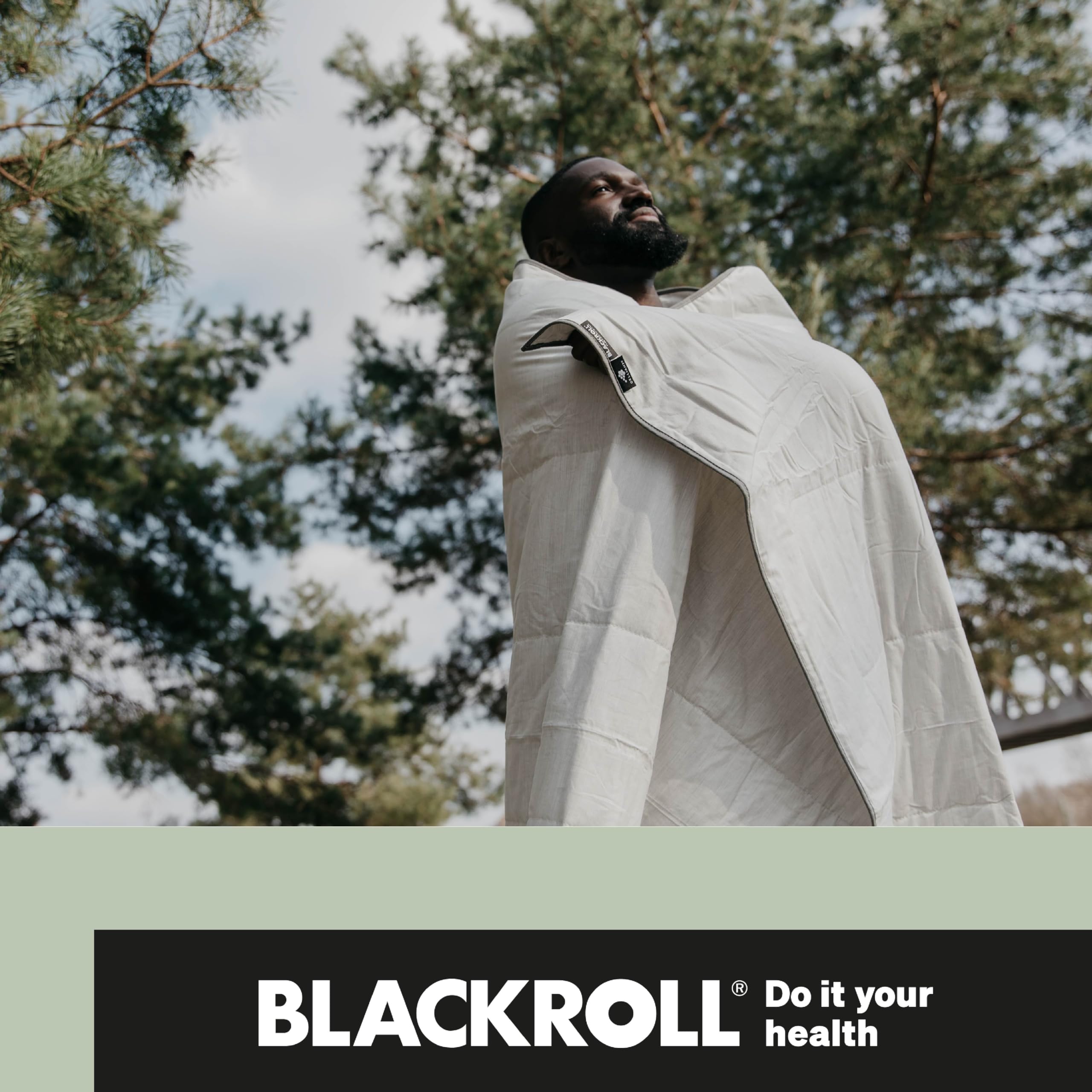 BLACKROLL® Recovery Blanket Summer (155 x 220 cm), wegańska kołdra letnia z efektem podczerwieni