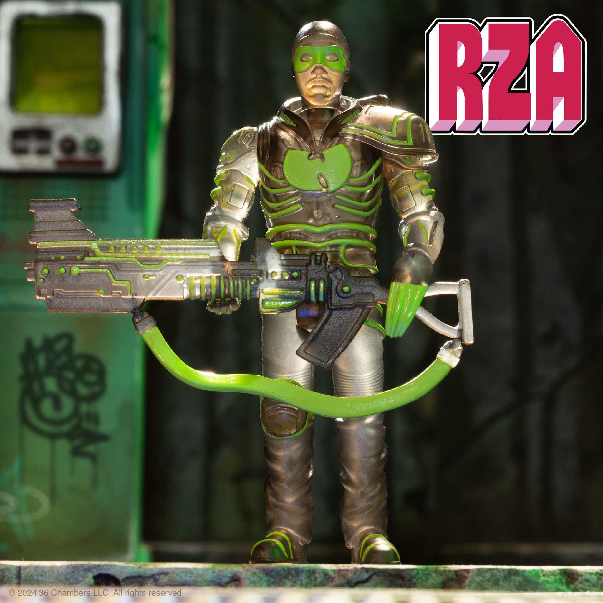 Amazon.com: Super7 RZA Bobby Digital (Clear) Reaction Figure