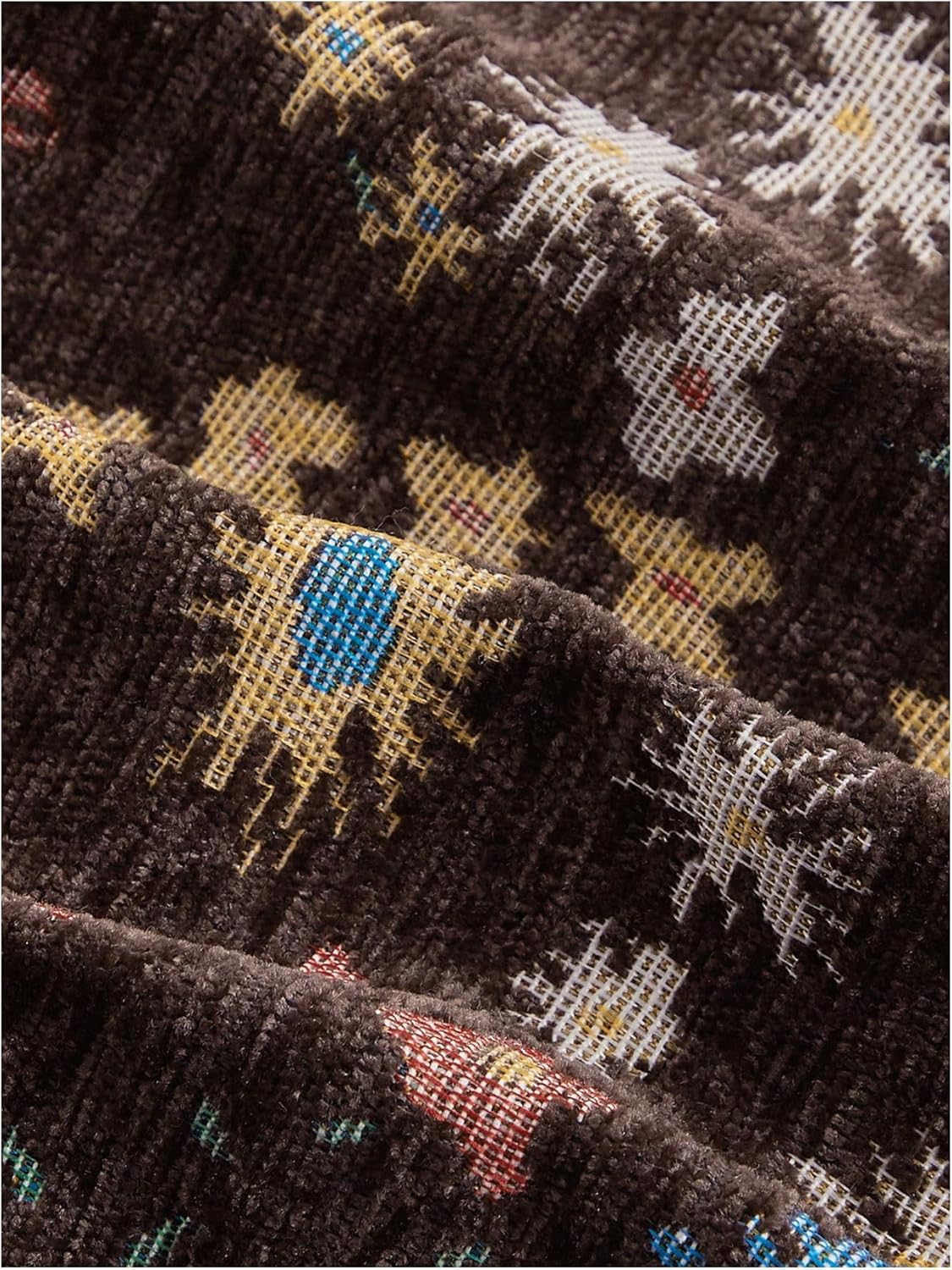 SweatyRocks Women's Floral Embroidered Tie Front Crop Vest Tops Boho Country Concert Cowgirl Western Outfits - Image 4