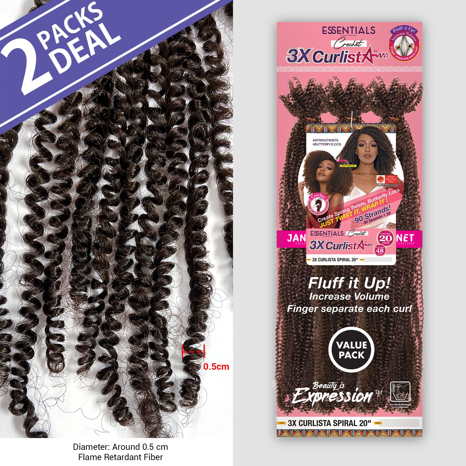 速達　1Bが90gと3が10g 編み込み♡ エクステ♡ 長さ58cm Amazon.com : Janet Collection Crochet Braids Essentials 3X