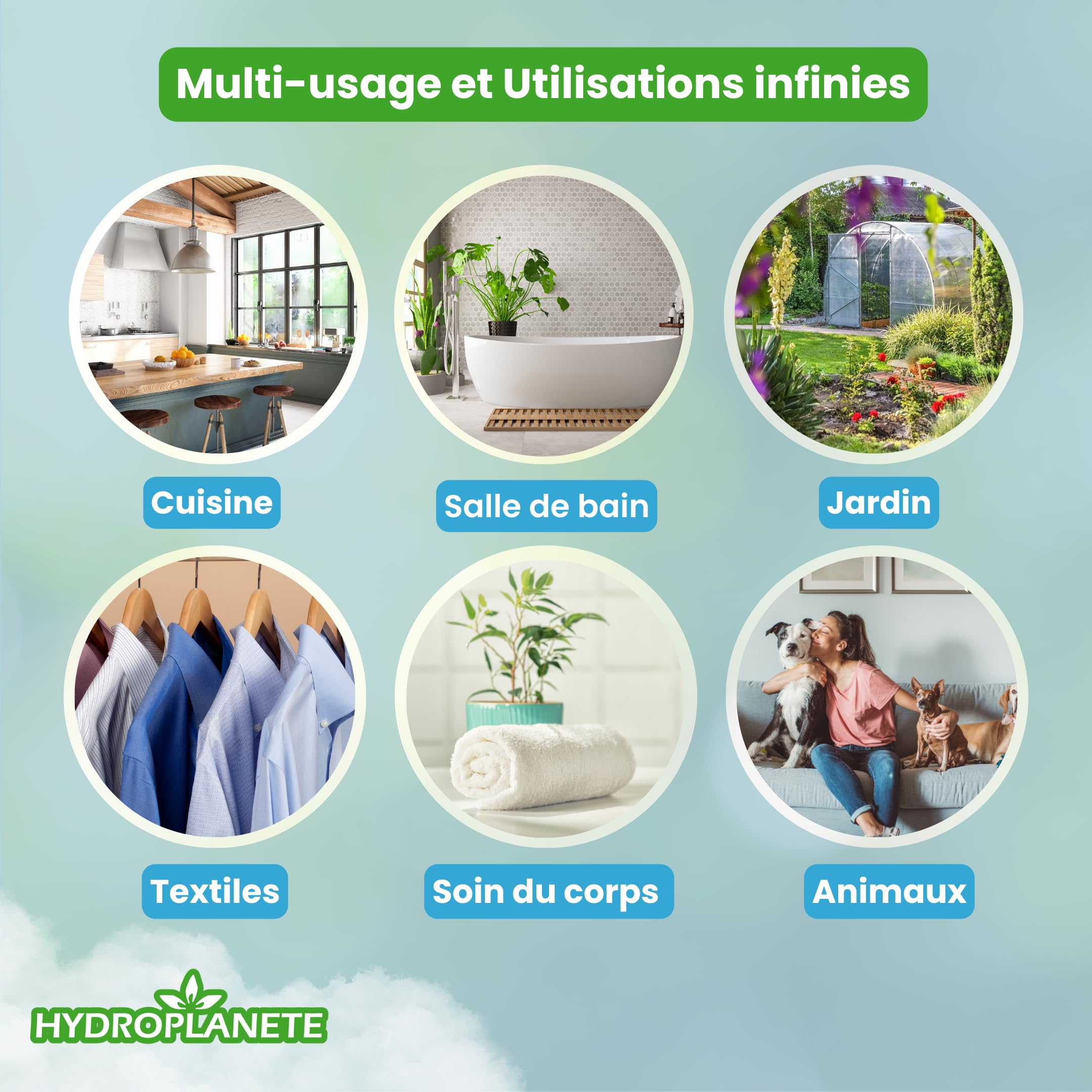 Bicarbonato Sódico Multiusos 100% Natural Sin Aditivos 1kg a 20kg Hydroplanete