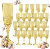 Vista 46 de Copas de champán de plástico, copas de champán a granel, copas de vino acrílicas reutilizables irrompibles para bodas, despedidas de soltero