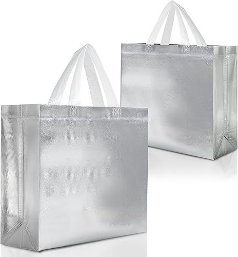 Miniatura 49 de Nush Nush Bolsas de regalo doradas extragrandes – Juego de 12 bolsas de regalo reutilizables extra grandes con asas – Bolsas de regalo XL perfectas