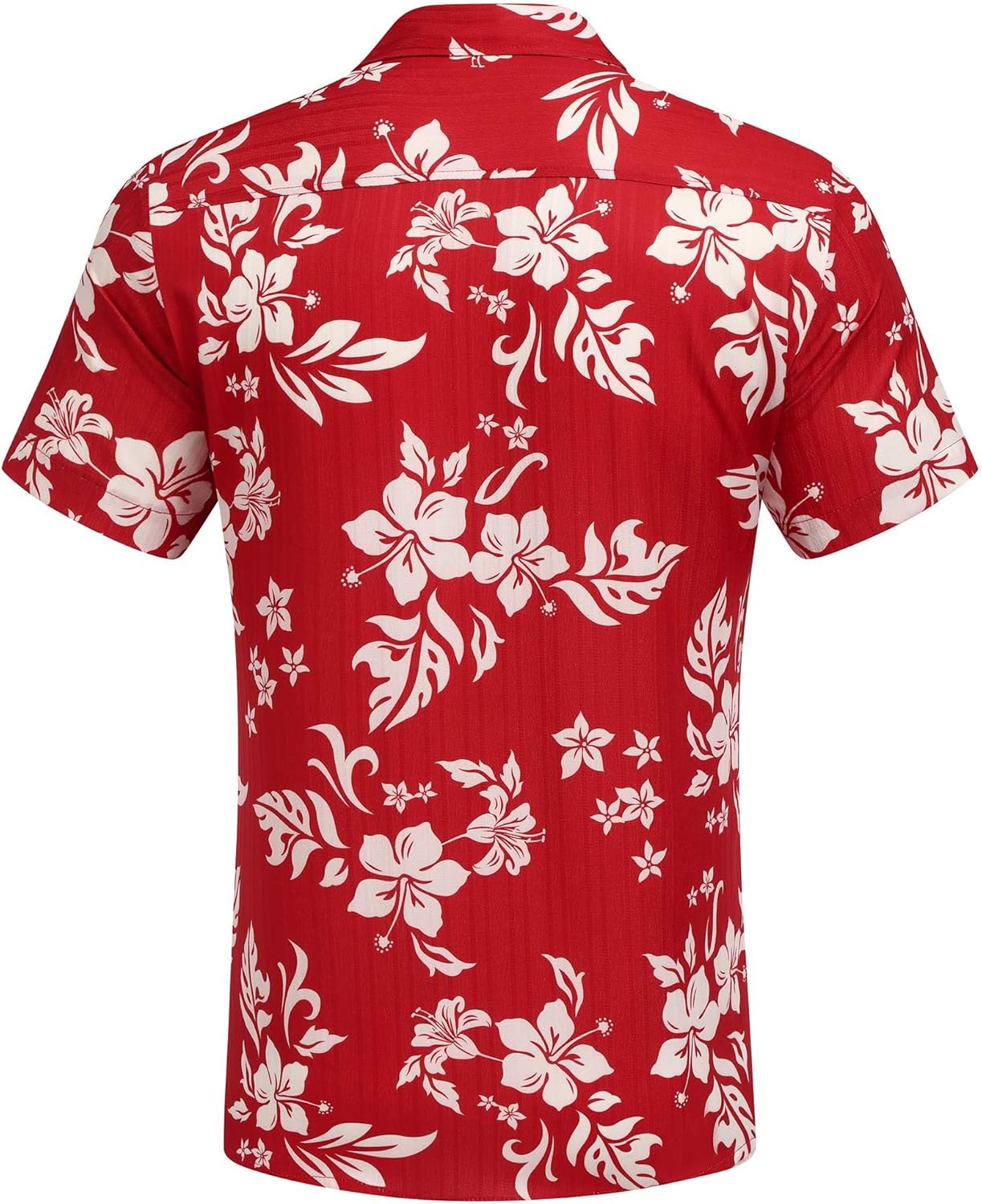 COOFANDY Men's Casual Button Down Shirts Short Sleeve Textured Summer Beach Shirt with Pocket - Image 5