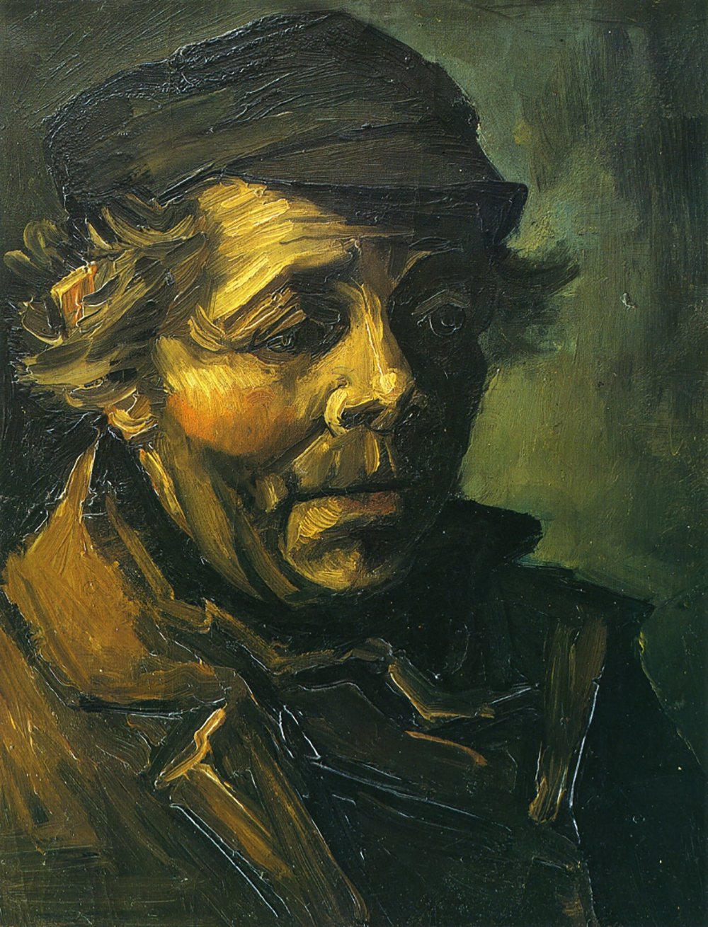 Lámina Van Gogh Cabeza de Campesino para transformar paredes vacías