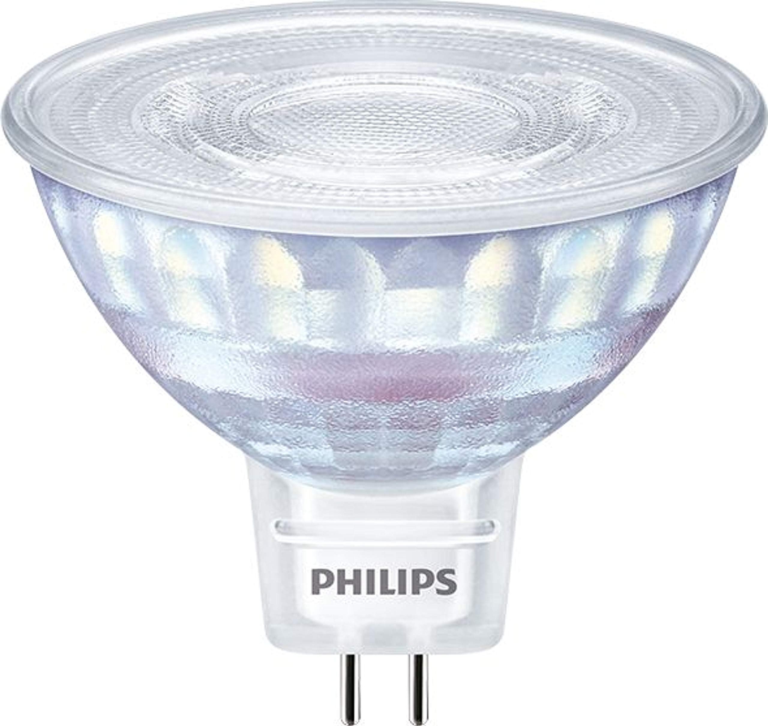 Philips LED Classic Spot Warm Glow Dimmable Indoor Light [Warm White 2200-2700K] 7W - 50W Equivalent. Spotlights for Indoor Home Lighting