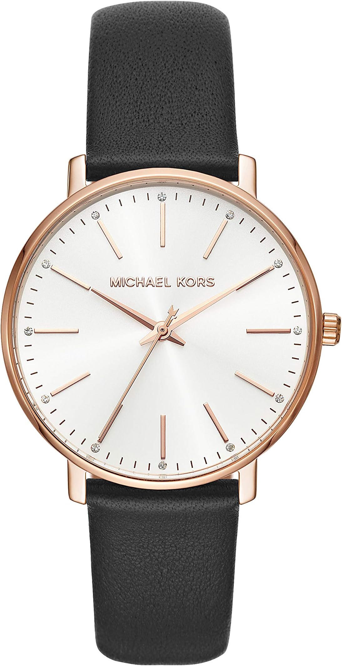 Michael Kors Women's Watch PYPER, 38 mm case size, Three Hand movement, PVC strap