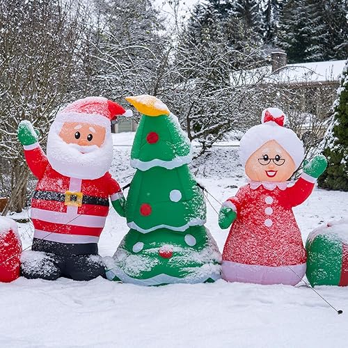 Miniatura 7 de 30 juegos de estacas para inflables, estacas inflables, estacas inflables resistentes, estacas de decoración inflables con ganchos y cuerdas para