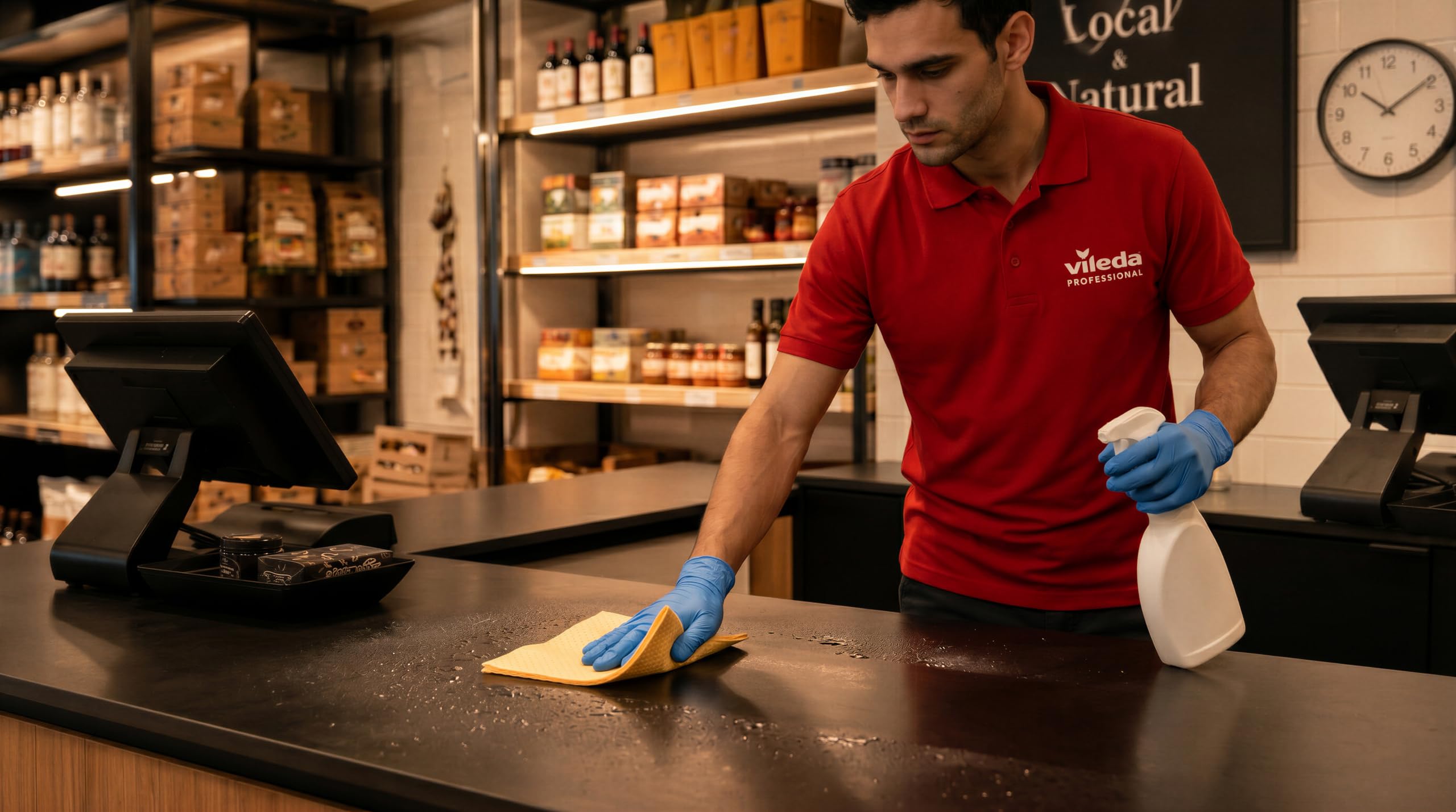 Vileda Professional,Panni PVAmicroforato,10pz,Assorbenza e Asciugatura