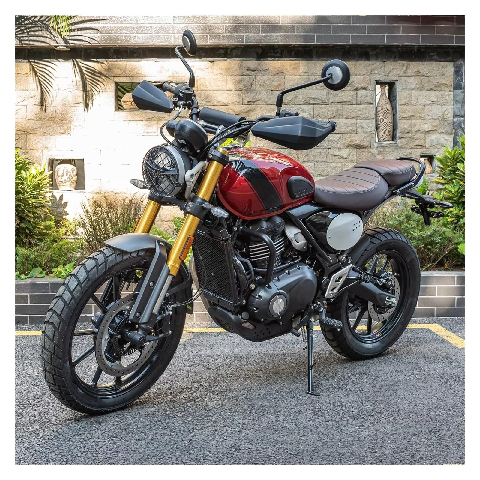 Paramotore Tubolare Per Triumph Per Speed ​​400 Per SCRAMBLER 400 X 2024 2025 Protezioni Paraurti Motore Barra Di Protezione Motorcycle motore Paraurti