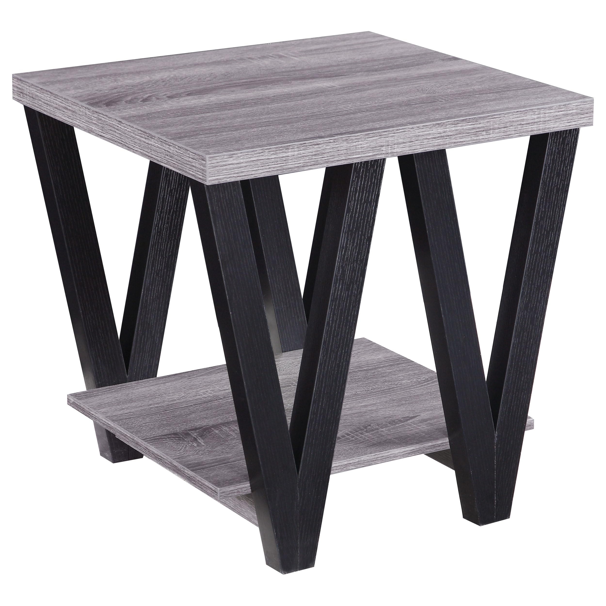 Maison Exclusive - Mesa Auxiliar Con Cajón Multicolor Madera Sólida Recuperada | Leroy Merlin