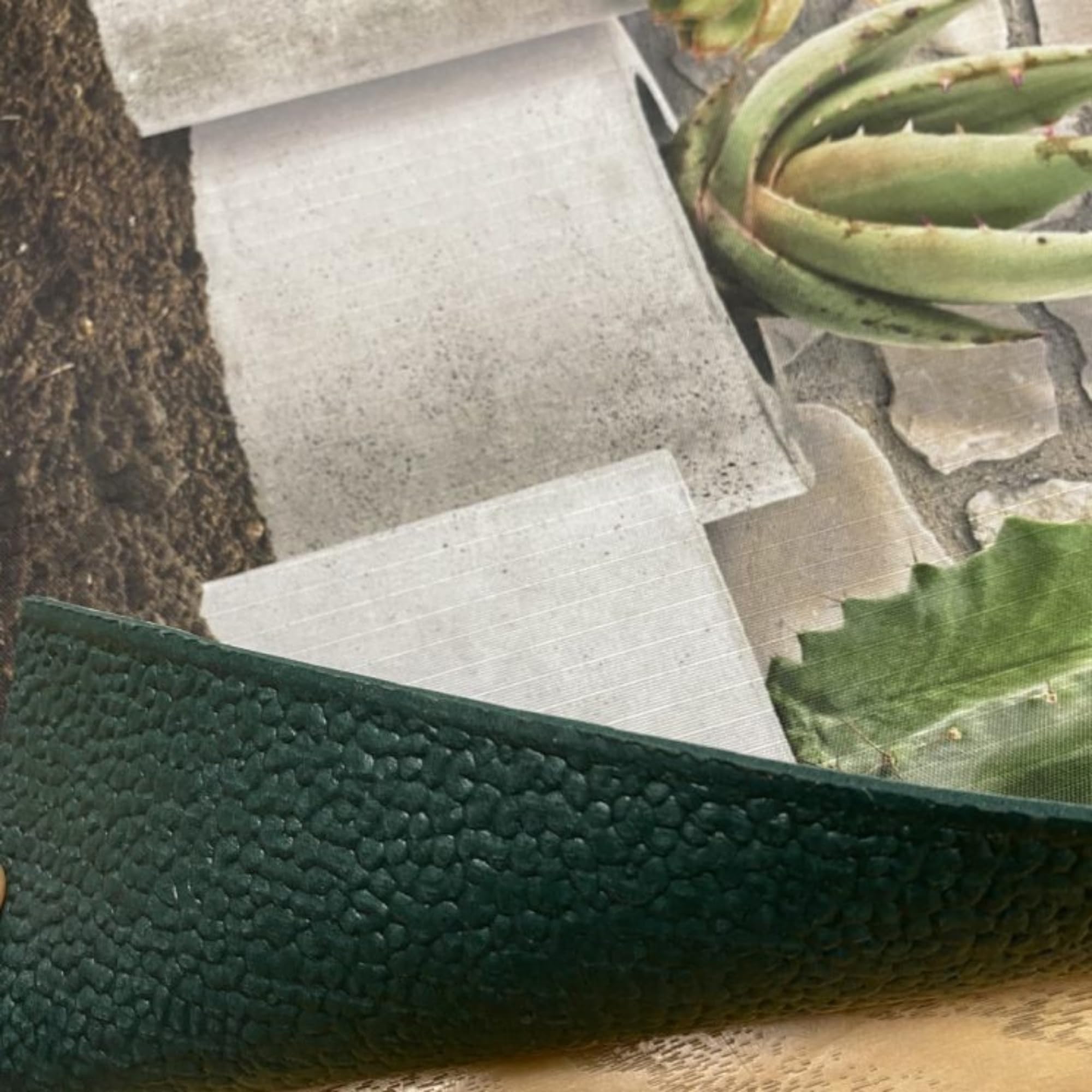 Alfombra Vinílica Pasillo Cocina Cactus Antideslizante 52x250 cm Estampado