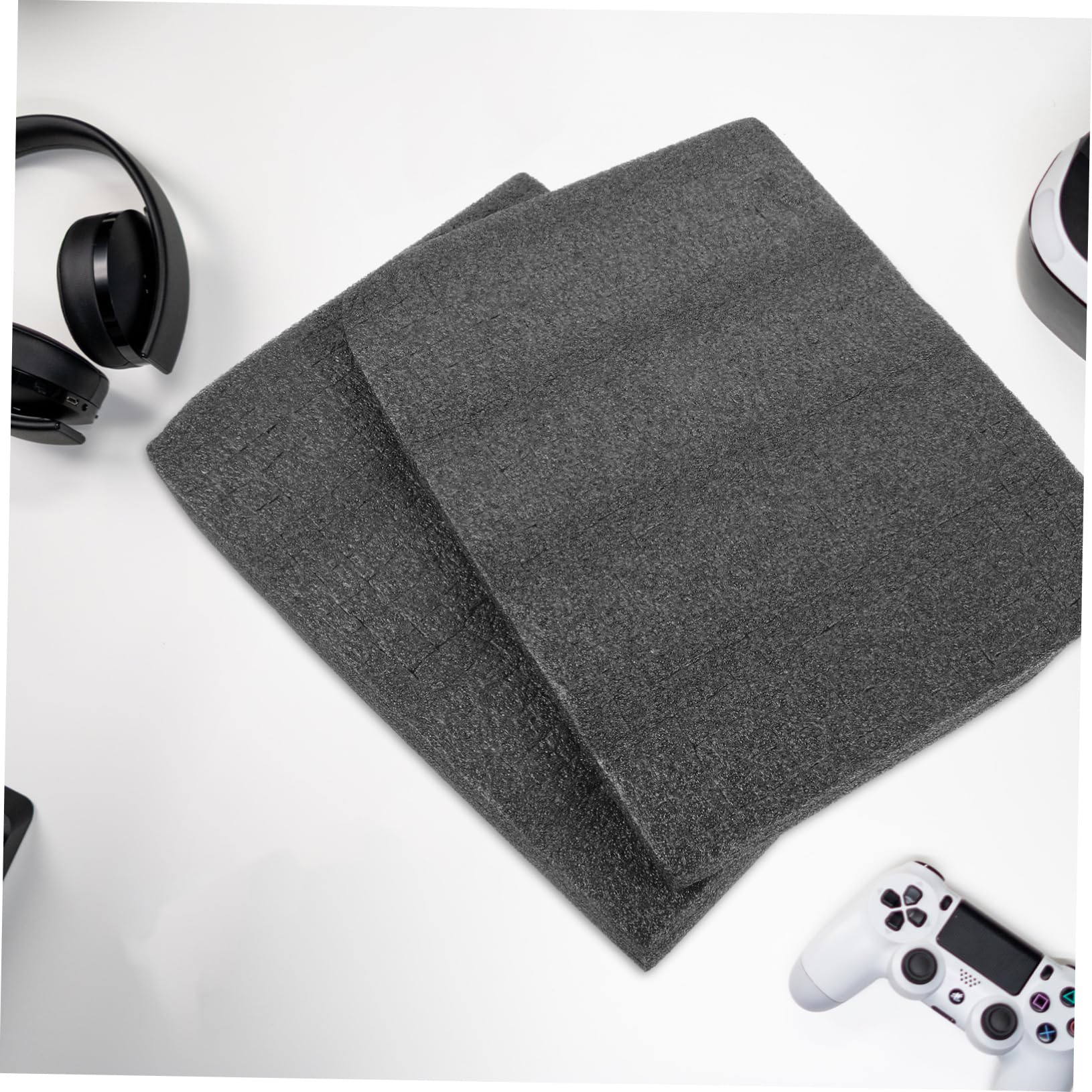 Angoily 4 Ensembles Boîte À Outils De Cube En Mousse Coussinet De Mousse Cas Prédécoupé Pour Déménager Conditionnement Artisanat Poubelle Mousses De Rembourrage Noir 2 Pièces * 4