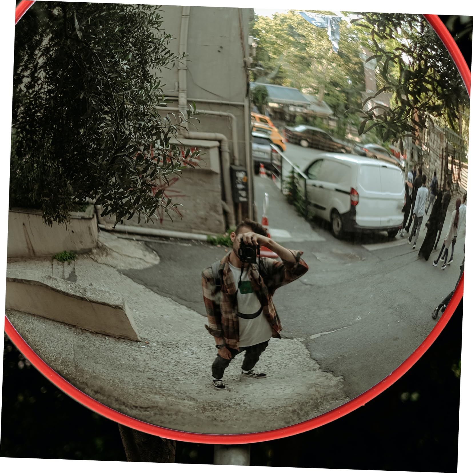 Specchio Convesso Wide Angle 30cm Abs per Garage e Strade