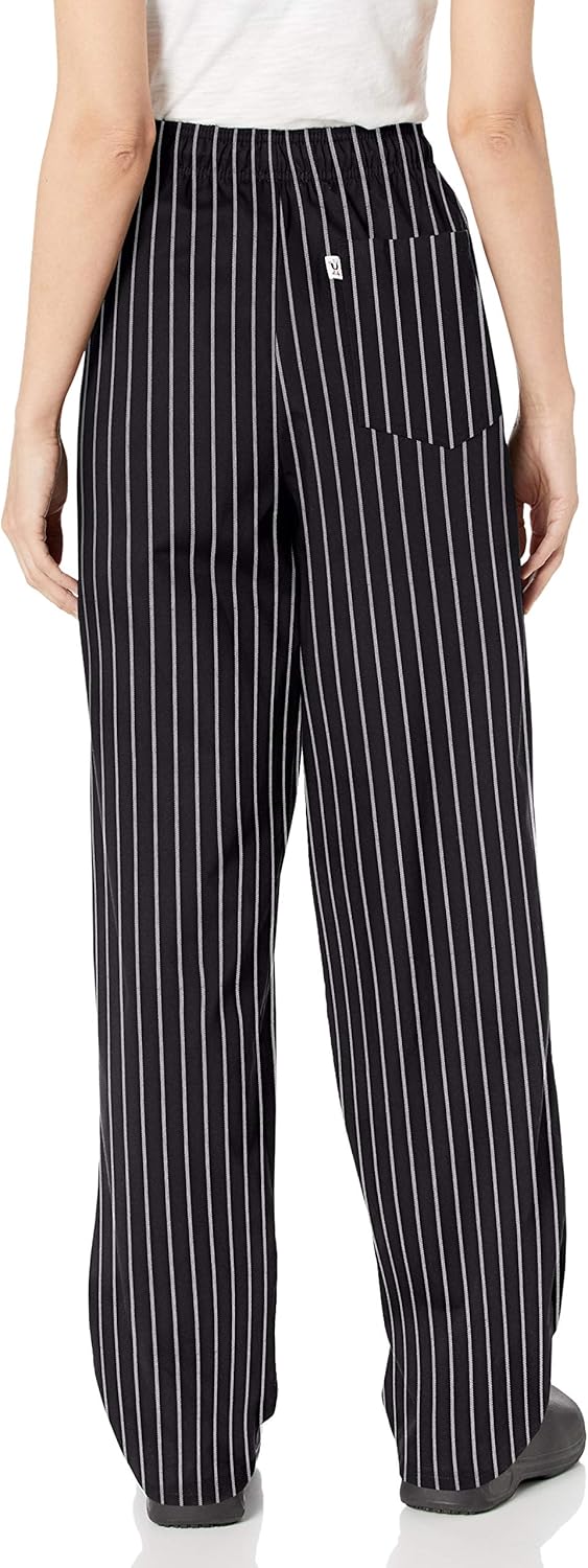 Uncommon Threads Unisex Cotton Elastic Waist Classic Cook Chef Pants: Clothing, Shoes & Jewelry