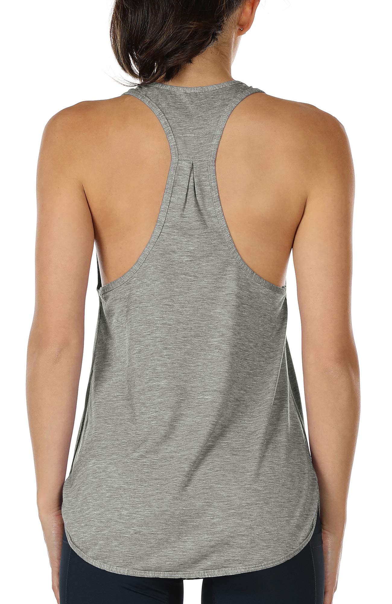 icyzone Workout Tank Tops for Women - Athletic Yoga Tops, Racerback Running Tank Top — view 27