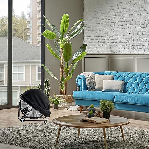 Miniatura 4 de Cubierta de ventilador de alta velocidad, cubierta de ventiladores industriales de metal resistente, cubierta de ventilador de montaje en pared para