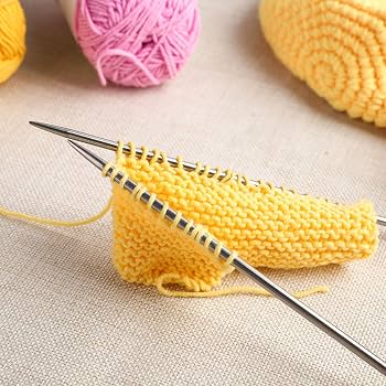 5 Stück Nadelspiel 3.5 mm Edelstahl Stricknadeln Set Sockennadeln für Mützen Socken Handschuhe Hüte Schals Haustier Pullover Doppelspitzen Knitting Needles,Anfänger,Glatt,Robust und Langlebig Küche, Haushalt & Wohnen