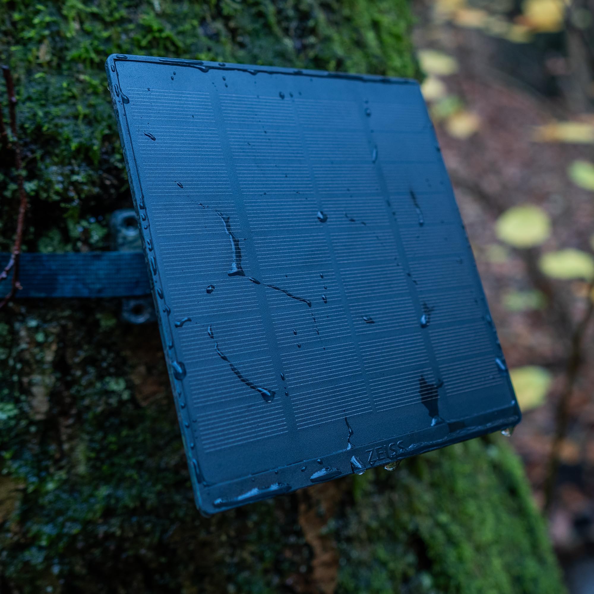 ZEISS Solar Panel Mini 2500 mAh Powerbank Solar Ladegerät für Wildkamera IP66 Outdoor Externer Akku