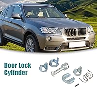 Vista 2 de ACROPIX Kit de reparación de cilindro para cerradura de puerta para BMW X3 - Paquete de 2 unidades tono plateado