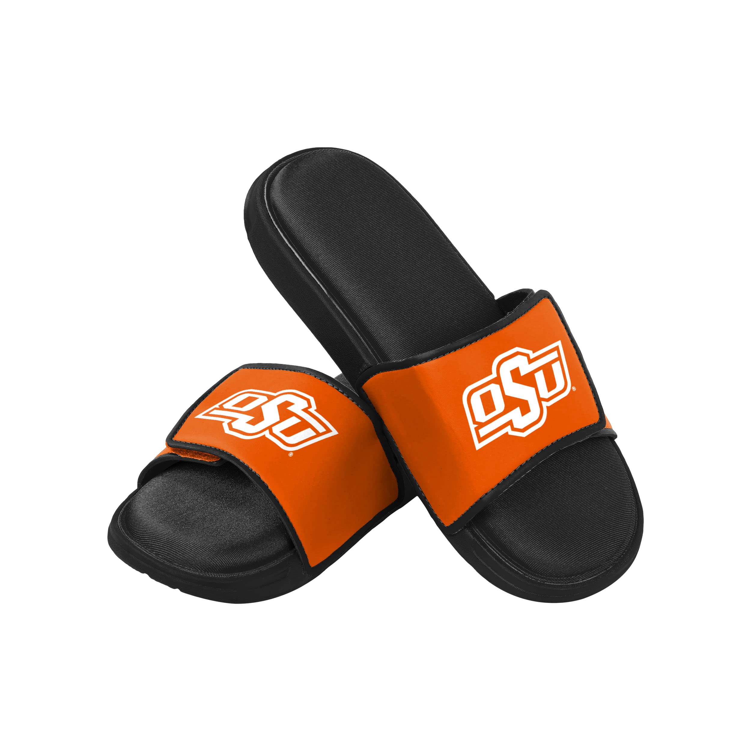 Mens NCAA College Team Logo Sport Shower Foam Slide Flip Flop Sandals