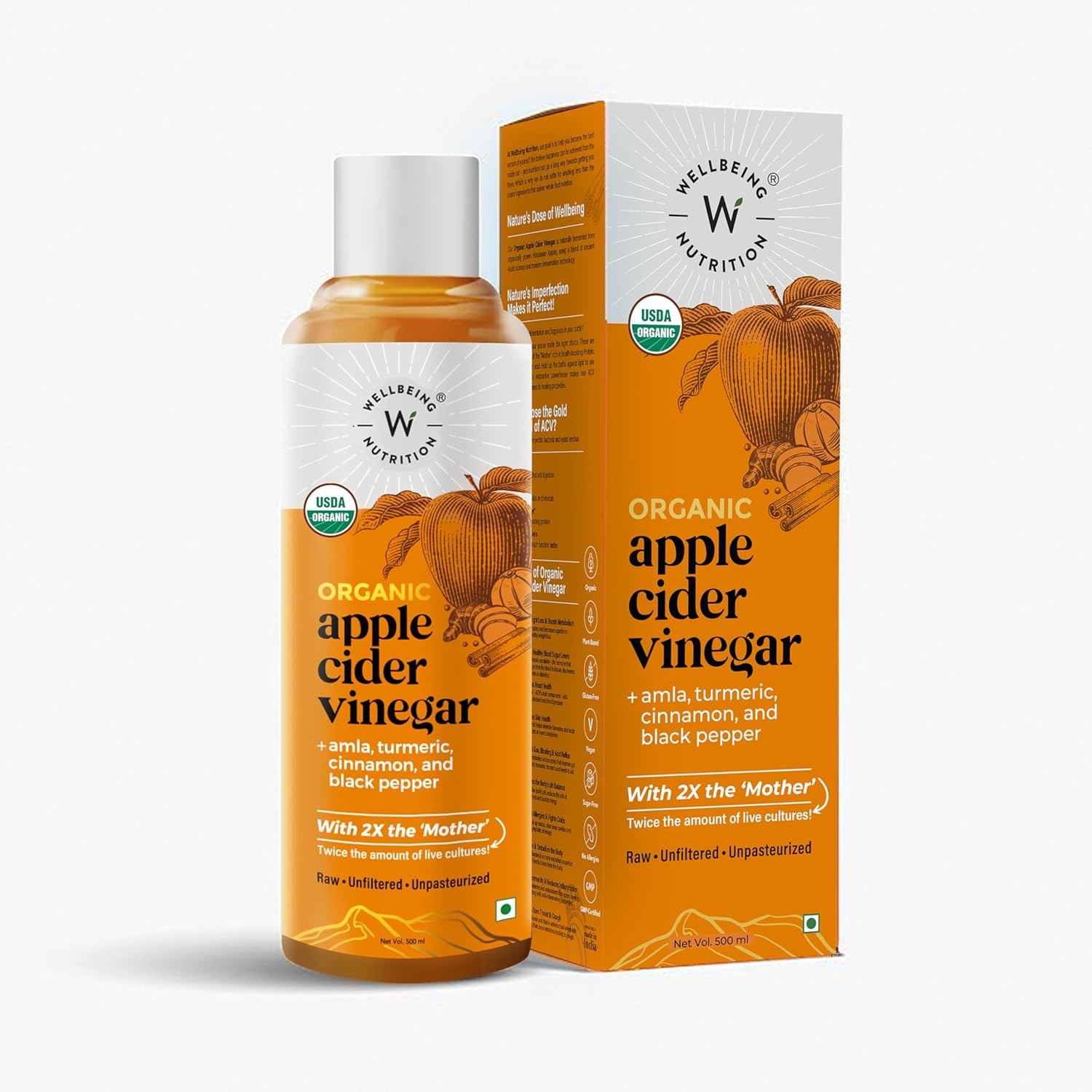 Buy Now Wellbeing Nutrition Apple Cider Vinegar With Turmeric, Amla,... 2 Buy Now Wellbeing Nutrition Apple Cider Vinegar With Turmeric, Amla,...
