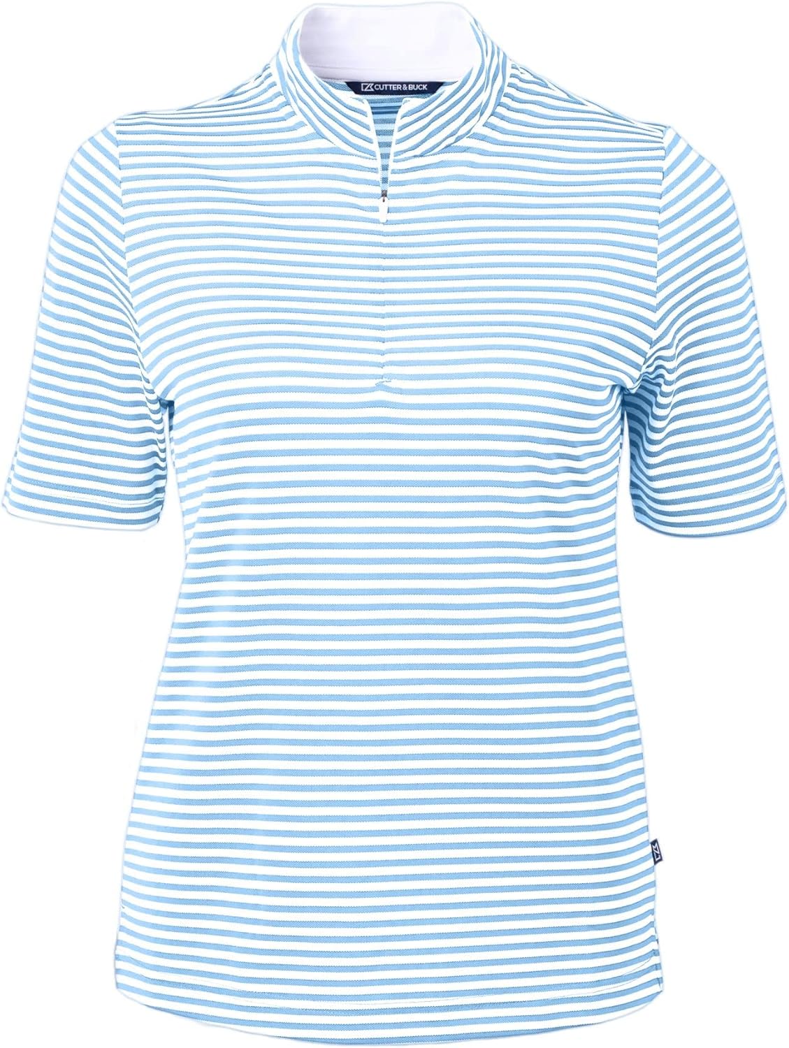 Cutter & Buck Womens Virtue Eco Pique Stripe Recycled Womens Top