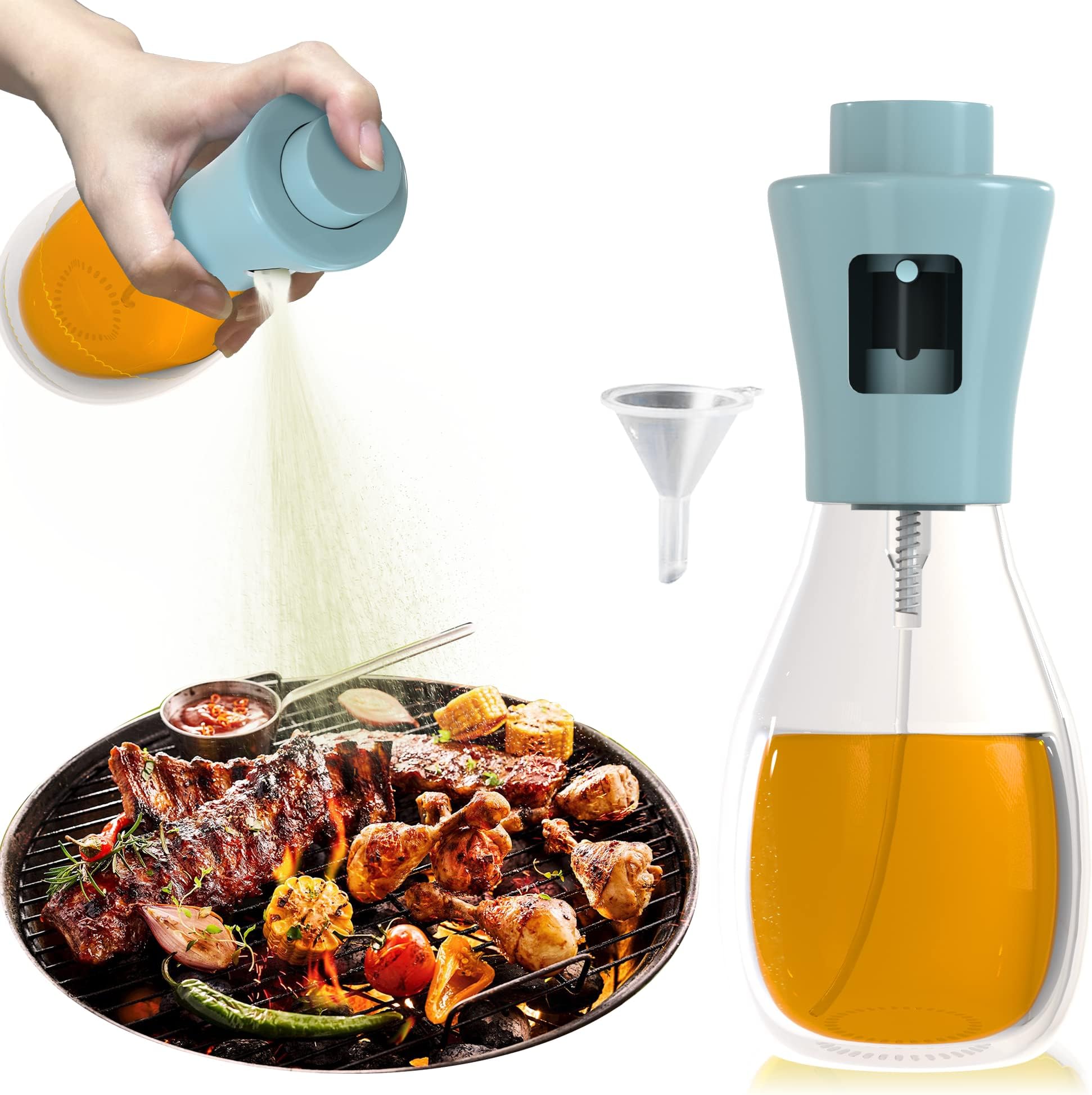 Olive Oil Sprayer for Cooking, 200ml glass Olive oil