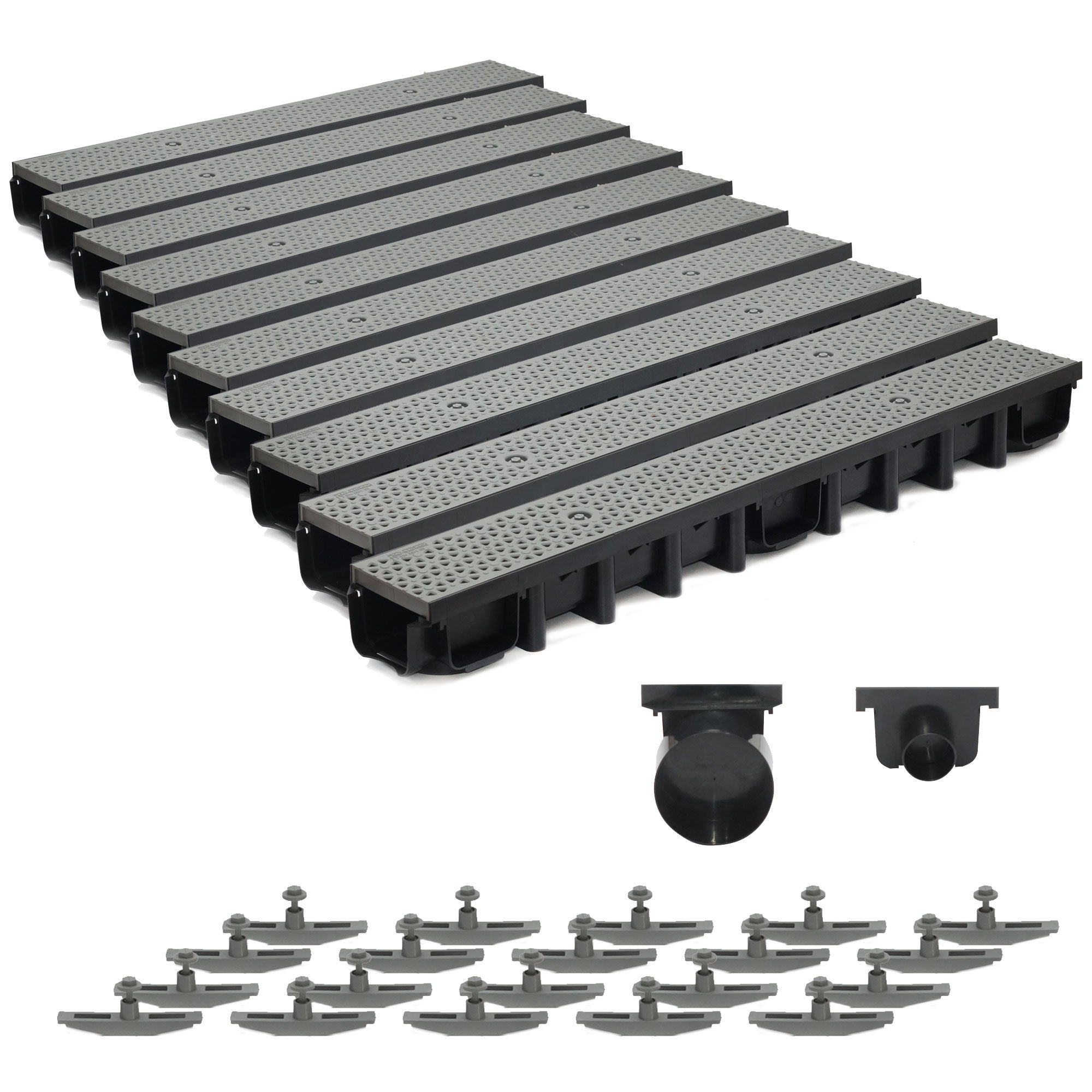 Canalina Di Drenaggio 10m Per Sistema Modulare A15 98mm, Completa Linea - Foto 8