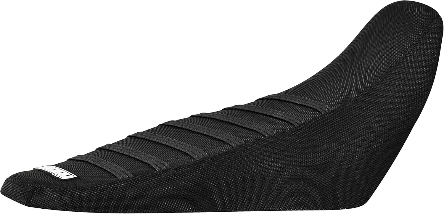 Enjoy Mfg Seat Cover - Compatible with Honda Navi Pocket Bike #363 (Black w/Red Ribs)