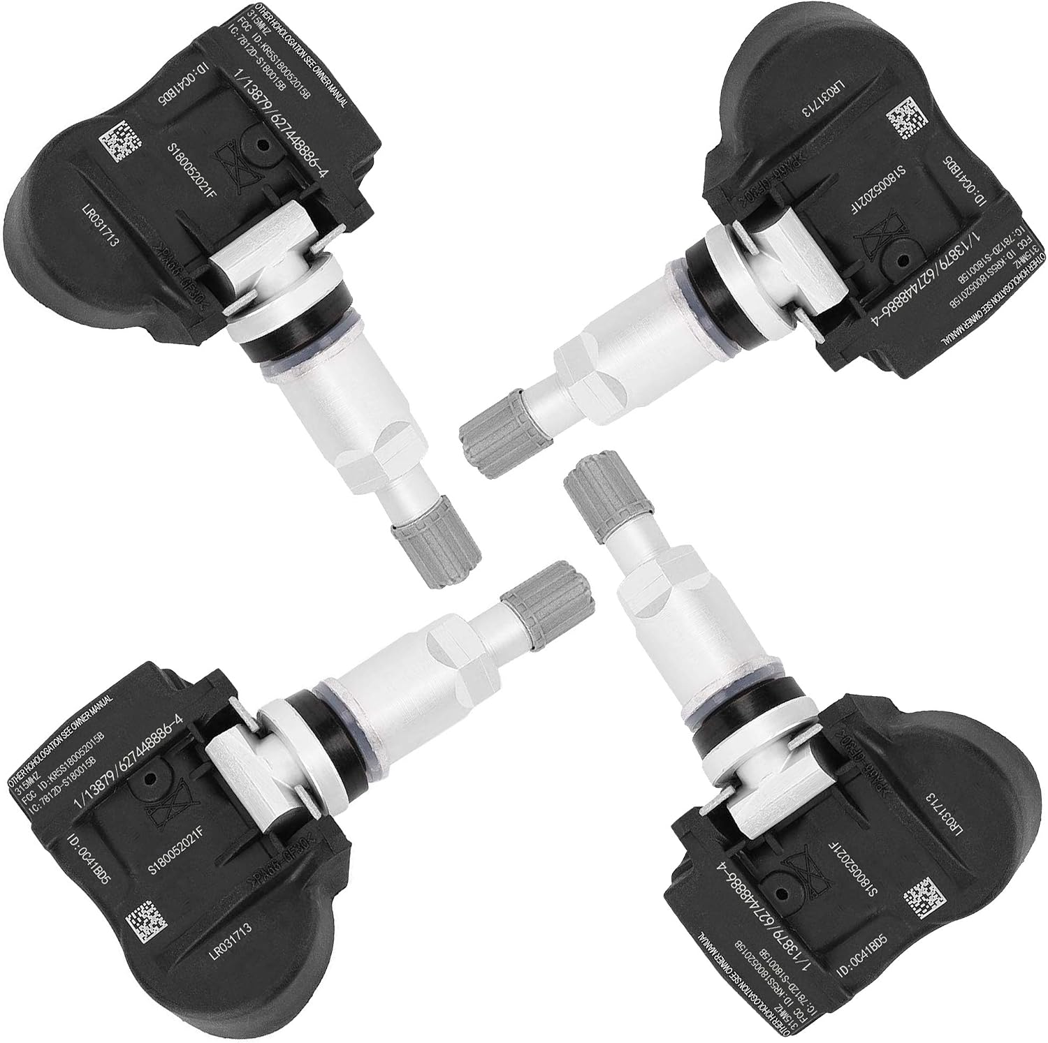 Product Deal MYSMOT 4Qty Tire Pressure Sensor TPMS 315MHz for 14-17 Jaguar F-Type/Jaguar XJR, 10-17 Jaguar XJ, 11-16 Land Rover LR4, 10-16 Range Rover, 10-14 Range Rover Sport, 12-16 Range Rover BH521A159CA Exclusive MYSMOT 4Qty Tire Pressure Sensor TPMS 315MHz for 14-17 Jaguar F-Type/Jaguar XJR, 10-17 Jaguar XJ, 11-16 Land Rover LR4, 10-16 Range Rover, 10-14 Range Rover Sport, 12-16 Range Rover BH521A159CA