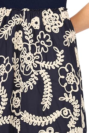 Ted Baker Women's Nicole Sleeveless Embroidered Print Midi Dress